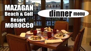 this is the dinner at Mazagan Beach amp Golf Resort Morocco [upl. by Nagud]