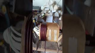 transformer winding How to Make a Transformer howtomakeinverterathome ups solarinverter [upl. by Sandye]