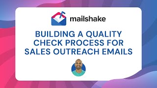 Building a Quality Check Process for Sales Outreach Emails [upl. by Etteiluj]