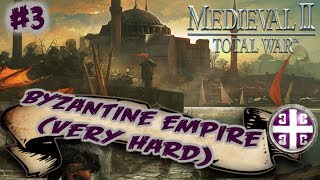 Medieval II Total War  Byzantine Empire Very Hard Campaign 34Accidentally Deleted [upl. by Jacobine]