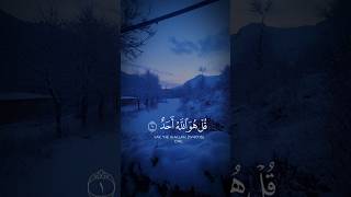 ❤️😌Surah AlIkhlas in the Snowy Silence shorts SnowyMountains QuranRecitation SurahAlIkhlasquot [upl. by Ximenes410]