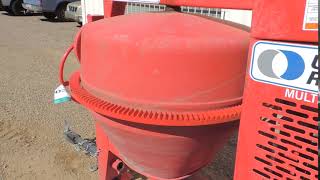 Multiquip MC94SH8 Portable Cement Mixer up for Auction June 9th 2018 [upl. by Alecram529]