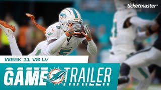 All it takes is a SPARK IGNITE IT l Week 11 Game Trailer l Miami Dolphins [upl. by Sukcirdor]