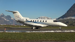 Airport Buochs 2019 Feb  PC24 and other Pilatus Aircrafts  Part 22 [upl. by Lerred]