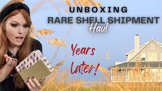 I ordered rare shells from across seas over a year ago and am just now unboxing it 🐚 Unboxing [upl. by Vachell261]