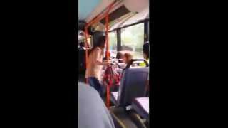 Two Singaporean women quarreling inside the bus [upl. by Elleirbag177]