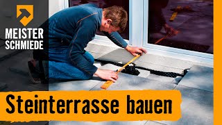 Steinterrasse bauen  HORNBACH Meisterschmiede [upl. by Adnilg280]