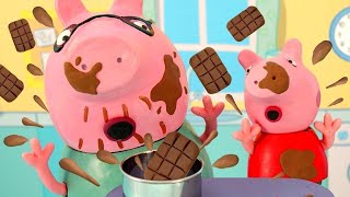 Peppa Pig Makes a Birthday Cake  Peppa Pig Toys ❤️️ Lets Play With Peppa Pig ❤️️ [upl. by Nodearb720]