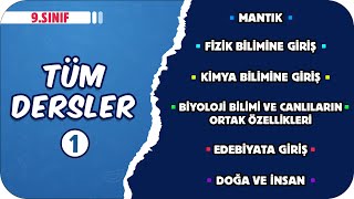 9Sınıf  Tüm Dersler  1 Konu Anlatımları amp Soru Çözümleri [upl. by Tap989]