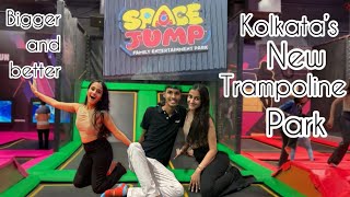 A new TRAMPOLINE PARK in Kolkata  Fun alert 🚨 ‼️ must visit newplaces newplacevlog kolkatavlog [upl. by Margalo]