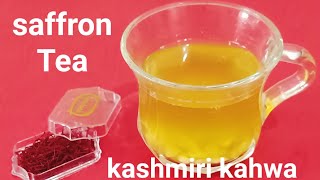 Saffron Tea  Immune Boosting kashmiri kahwa recipe  Special Tea recipe [upl. by Madlin194]