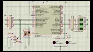 control de nivel de agua con PIC18F4550 [upl. by Wilmer927]