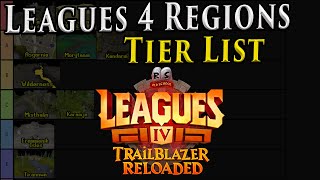 Leagues 4 Regions Tier List for Oldschool Runescape [upl. by Koo]