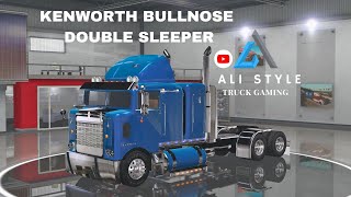 American Truck Simulator v 148 Kenworth Bullnose Mega Tuning [upl. by Dnomyaw]