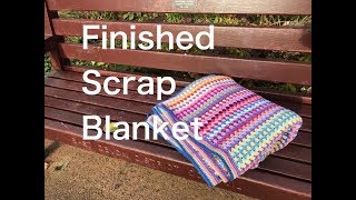 Ophelia Talks about Finished Scrap Blanket [upl. by Golanka118]