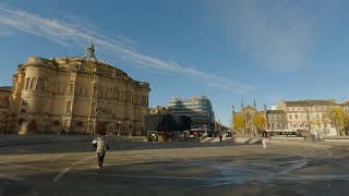 Biking through Edinburgh – Capital of Scotland – 4K [upl. by Ytte]