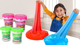 Maddie Eva amp Wendy Slime Mess Cleanup Adventure [upl. by Stryker]