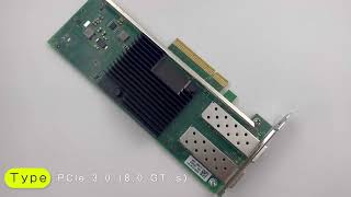 X710 DA2 10Gb Network Adapter Full Height w SFPs [upl. by Eslehc835]