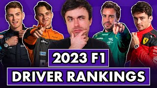 Our 2023 F1 Driver FULL SEASON Rankings 20th  1st [upl. by Camilla]