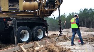 Drilling Bell Bottom Piers [upl. by Carlene]