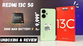 Redmi 13c 5G Review  🔥 Redmi 13C 5G Full Unboxing [upl. by Hgeilhsa107]