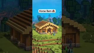 Horse barn reel minecraft [upl. by Asseral]