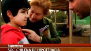 Hipoterapia Chile Reportaje Canal 13 [upl. by Parsifal216]