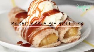 Baked Apple Pie Roll Ups [upl. by Akeihsal]