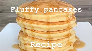 Fluffy pancakes recipe  How to make fluffy pancakes  Happy Home Food [upl. by Jecho]