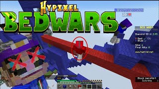 Dummer Unsichtbarkeits fail  Minecraft Bedwars [upl. by Ynaiffit]