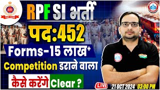 RPF SI 2024  RPF SI Competition Level  RPF SI Preparation Strategy  How to Clear RPF SI Exam 2024 [upl. by Birgit903]