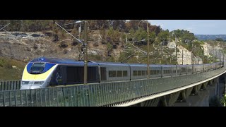 TGV Eurostar Thalys at Stratford International and in France [upl. by Okimuy]