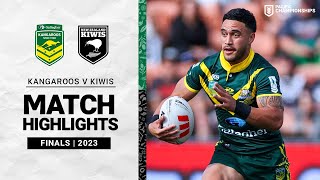 Kangaroos v Kiwis  Match Highlights  2023 Pacific Championships [upl. by Amari]