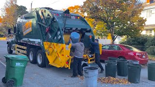 Peterbilt 567 McNeilus XC Rearloader Yardwaste Truck [upl. by Hubing256]