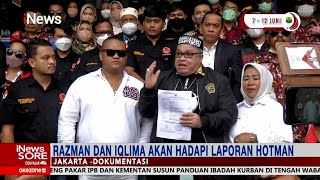 Hotman Paris Laporkan Razman dan Iqlima Kim ke Polisi iNewsSore 2905 [upl. by Htidirrem]