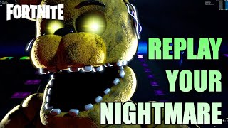 FNAF UCN SONG quotReplay Your Nightmarequot by TryHardNinja  Fortnite Music Blocks [upl. by Anastatius109]