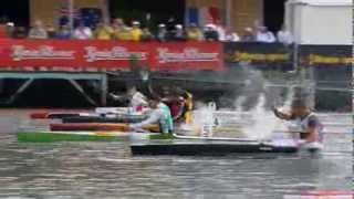 2013 ICF Canoe Sprint World Championships Duisburg K1 MEN 200m Final B [upl. by Adnamaa]