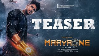 MaayaOne Teaser  Sundeep Kishn  CV Kumar  Santhosh Narayanan  Anil Sunkara  AK Entertainments [upl. by Nysa]