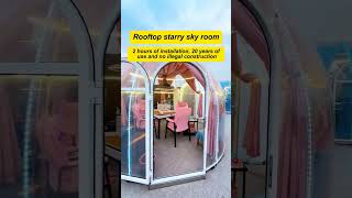 It only takes 2 hours to install the Bubble Star Roomstarryskyroom bubblehouse ten [upl. by Llertak]