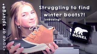 Unboxing SOREL Winter Boots  Is it worth it [upl. by Ynaffital]