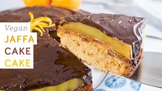 Vegan jaffa cake cake recipe [upl. by Samot578]