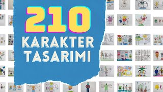 210 Karakter Tasarımı Görsel Sanatlar Ders Etkinlikleri5678 Sınıf [upl. by Resaec32]