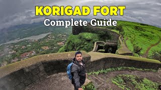 Korigad Fort  Korigad Fort Trek In Monsoon  Korigad Fort Lonavala  How To Go Korigad Fort [upl. by Annaohj]