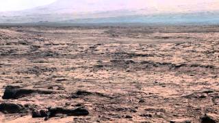 Curiosity Rolling Towards First Drill Into Mars  Video [upl. by Aciemaj]