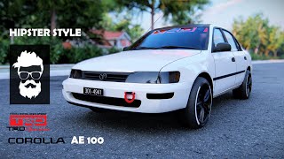 TOYOTA Corolla AE100 Hipster Hood Style [upl. by Lauzon597]