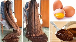 How to grow thick and long Hair with just 1 egg  Hair loss treatment [upl. by Lunneta]