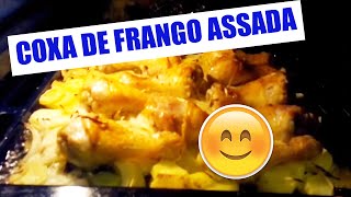 COMO FAZER COXA DE FRANGO ASSADA  Juliana Finamore [upl. by Blodget]