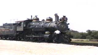 FWWR  2248 Steam Train June 95 Ft Worth Tx Part One [upl. by Ettevahs]