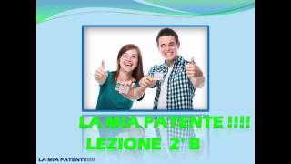 la mia patente lezione 2 b piccolo estratto [upl. by Ssac]