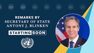 Secretary Blinken participates in a UN Security Council Ministerial Meeting on Ukraine  1115 AM [upl. by Benjie395]